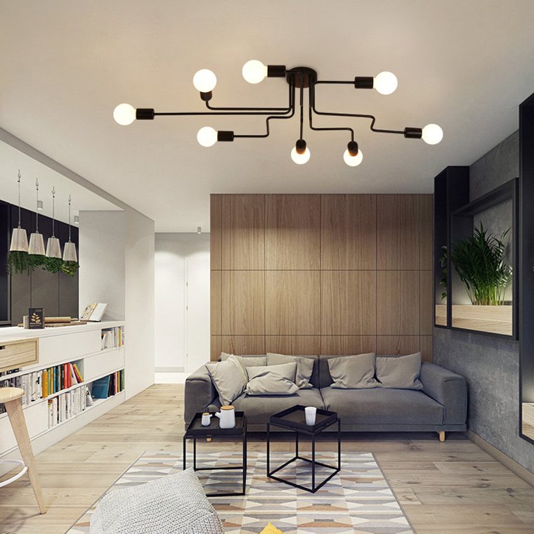 102019-26 Потолочная люстра ImperiumLoft Scheme_Black_01 102019-26