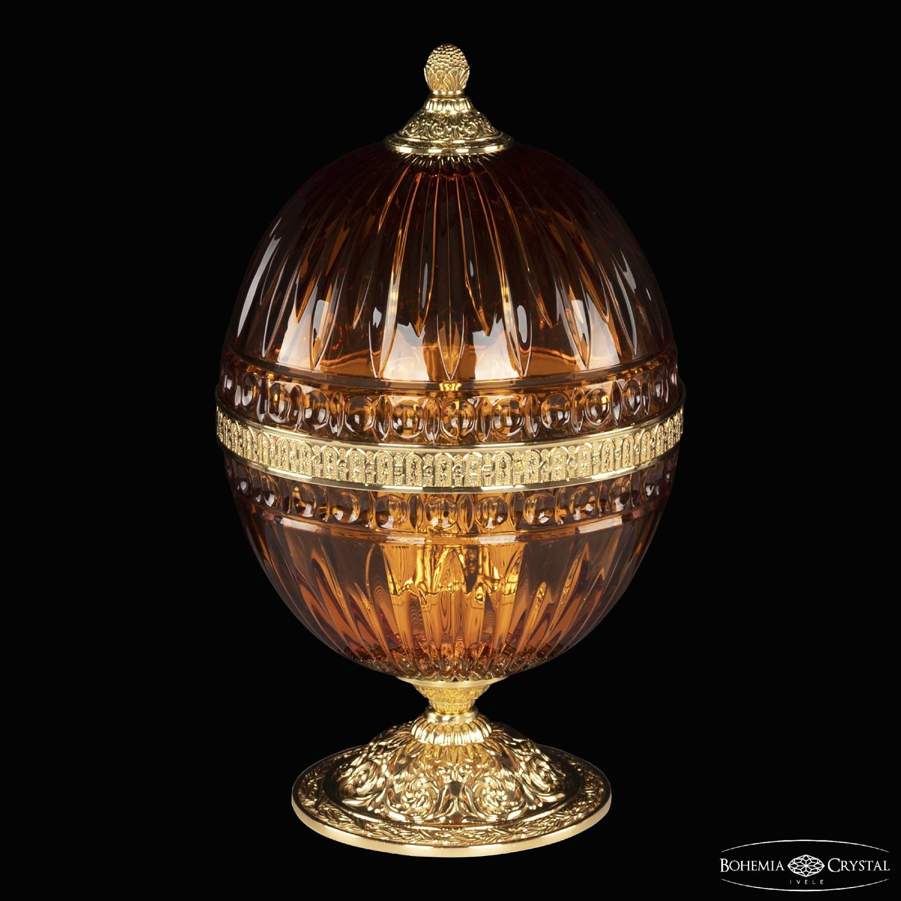 5680L/22 G Amber/M-1G Настольная лампа Bohemia 5680 5680L/22 G Amber/M-1G