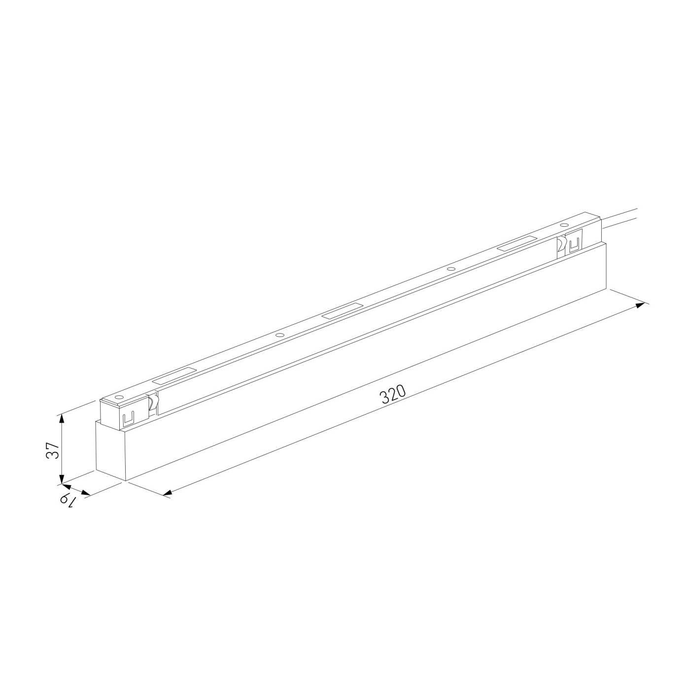 Блок питания 150W (титан) 95066/00_система Лайн Блок питания Elektrostandard Line Magnetic Titan Line Блок питания 150W (титан) 95066/00
