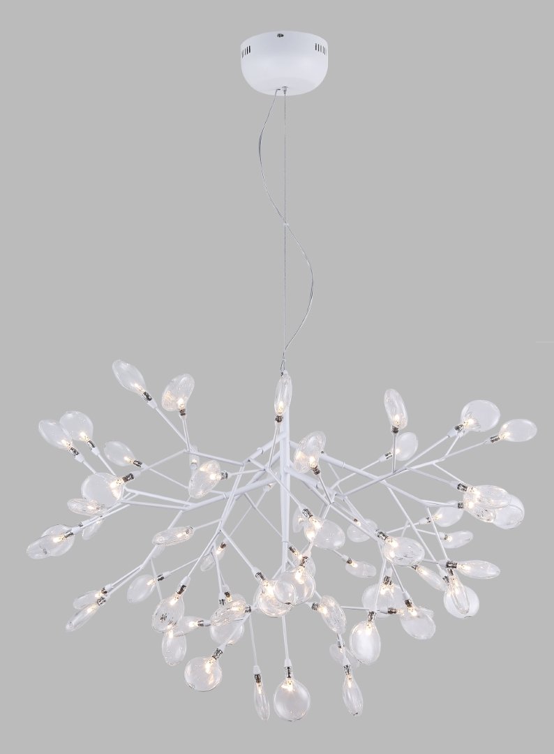 EVITA SP63 WHITE/TRANSPARENT Подвесная люстра Crystal Lux Evita EVITA SP63 WHITE/TRANSPARENT
