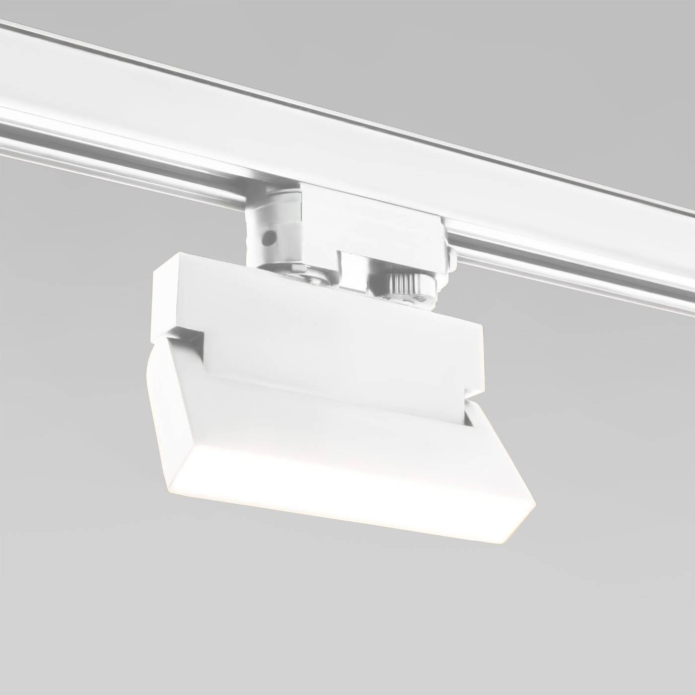 Трековый светильник Elektrostandard Arda Arda Белый 10W 4200K (85019/01) трехфазный