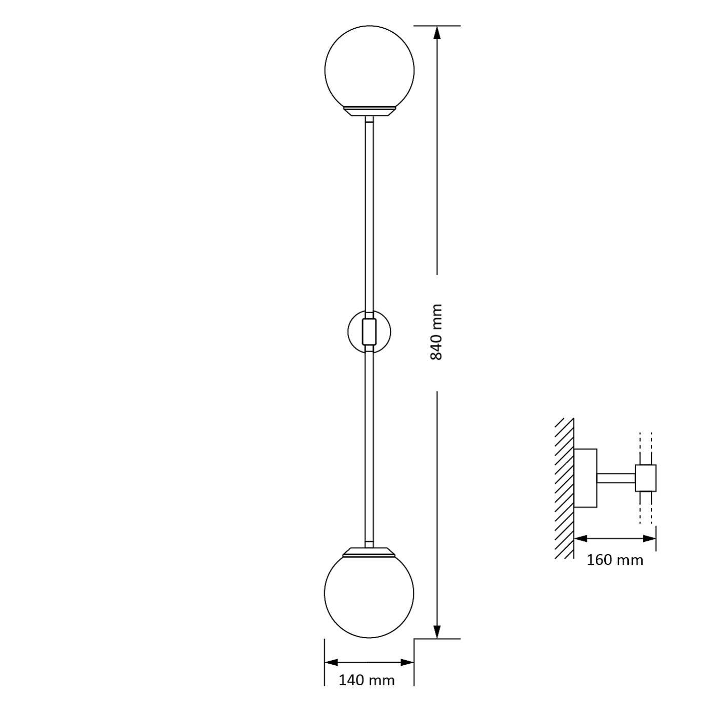 Настенное бра Kutek Ultimo ULT-K-2(Z)