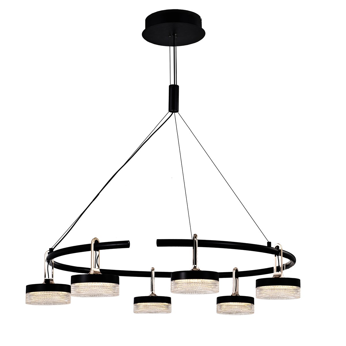 P0855-6C black Подвесная люстра Delight Collection P0855 P0855-6C black