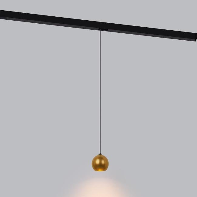 Slim Magnetic Трековый светильник 5W 4200K Event (латунь) 85040/01 Трековый светильник Elektrostandard Slim Magnetic Slim Magnetic Трековый светильник 5W 4200K Event (латунь) 85040/01