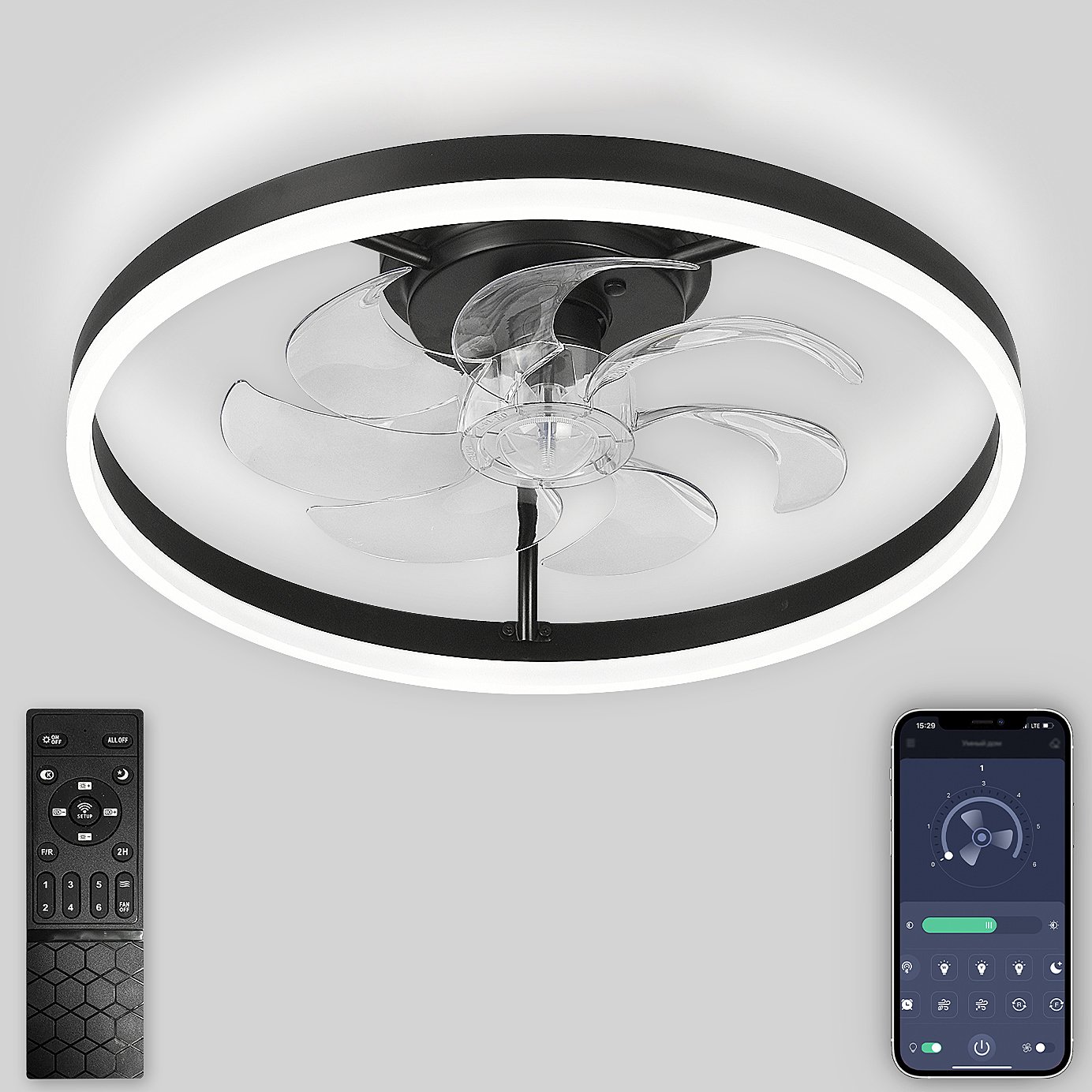 LED LAMPS 81490 Потолочная люстра Natali Kovaltseva Ledfan LED LAMPS 81490