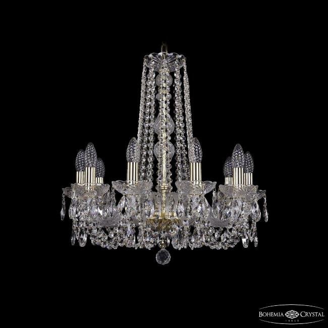 1402/10/195/h-58 G Подвесная хрустальная люстра 1402 Bohemia 1402/10/195/h-58 G