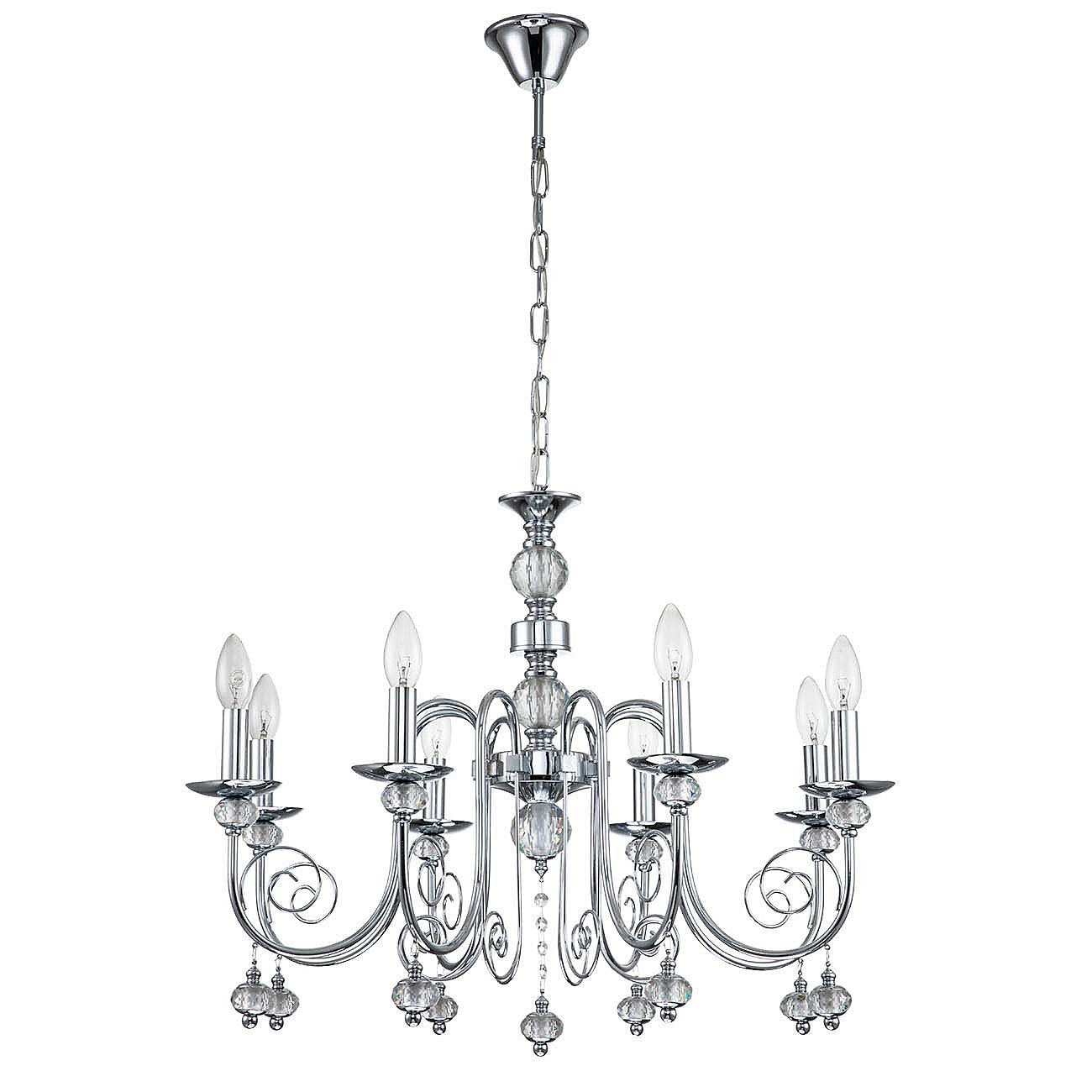 678/8PL Chrome Подвесная люстра Escada Shine 678/8PL Chrome