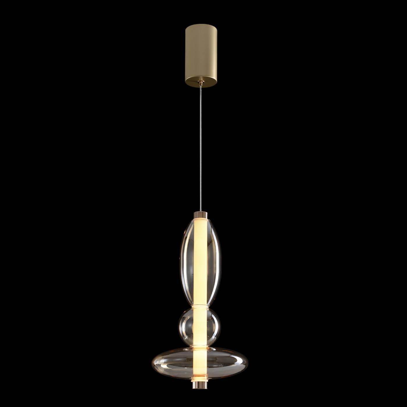 Светильник подвесной Crystal Lux Quasar QUASAR SP10W LED AMBER