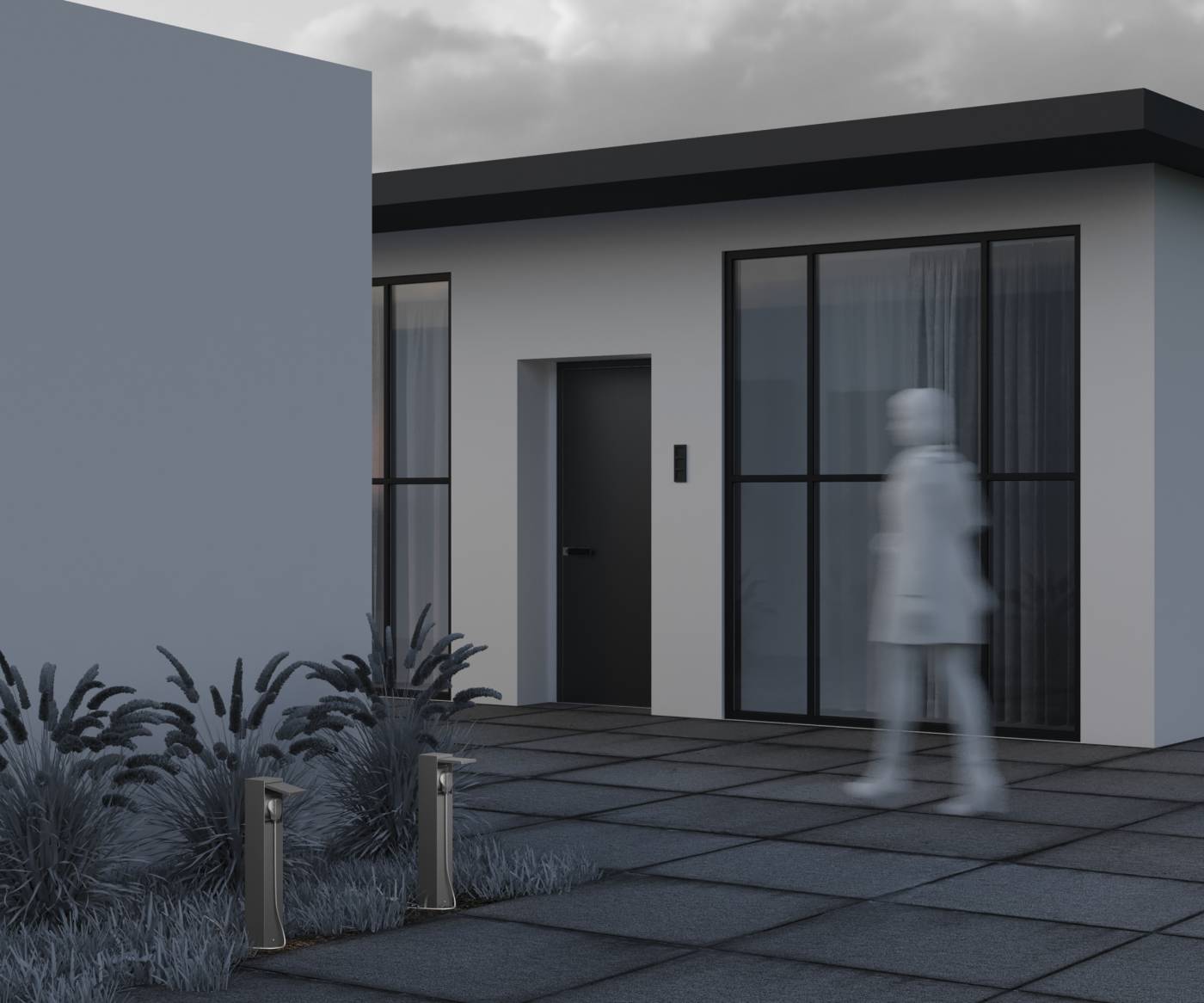 O460FL-GF01SC Уличная розетка 2000Вт Maytoni Nido O460FL-GF01SC