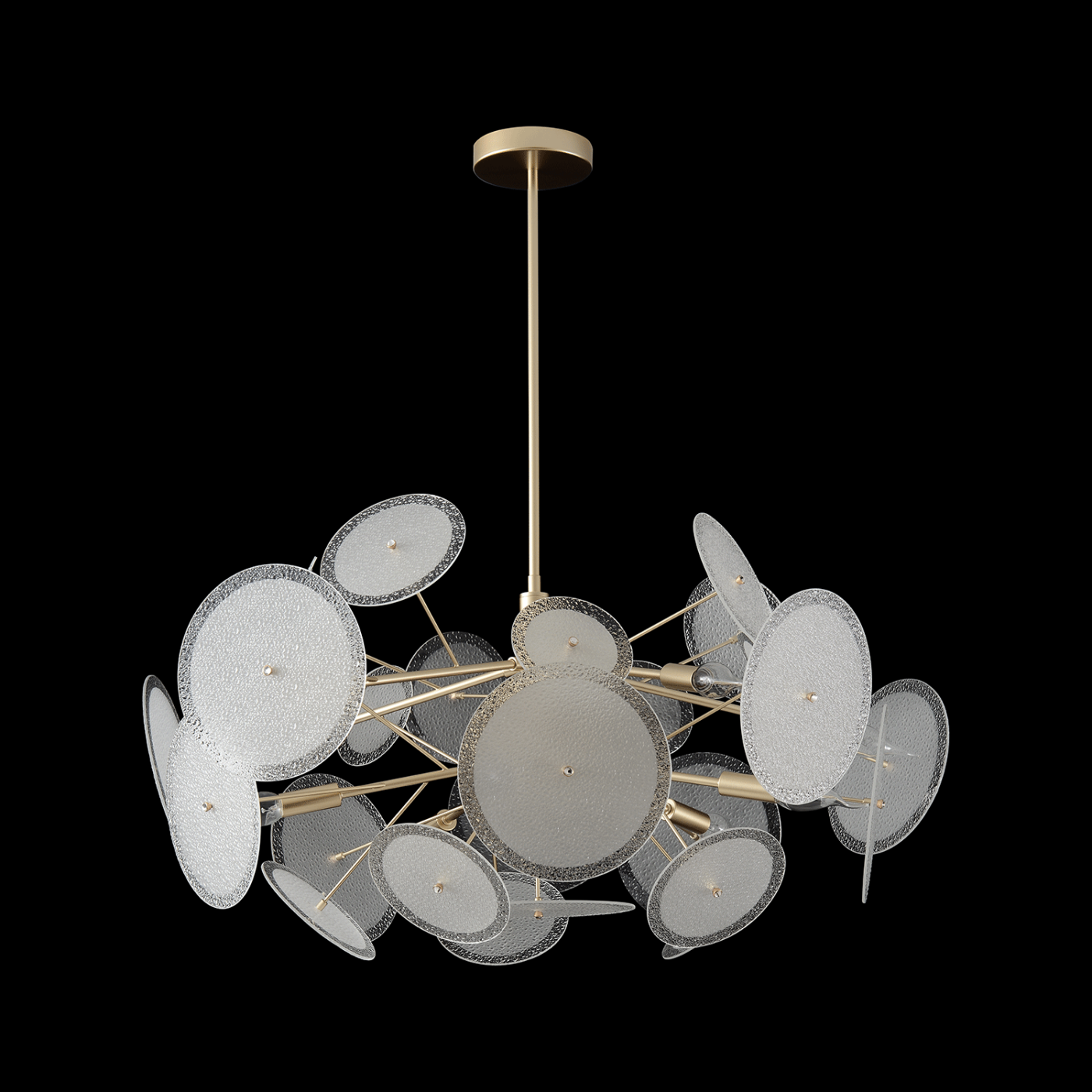 Люстра на штанге Crystal Lux Dandelion DANDELION SP10 GOLD