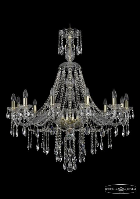 1415/12/360/XL-113 G Подвесная хрустальная люстра 1415 Bohemia 1415/12/360/XL-113 G