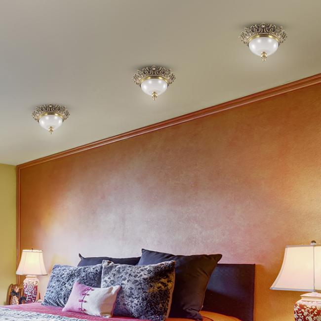 369980 Встраиваемый светильник с узорами Baroque 369980 Novotech