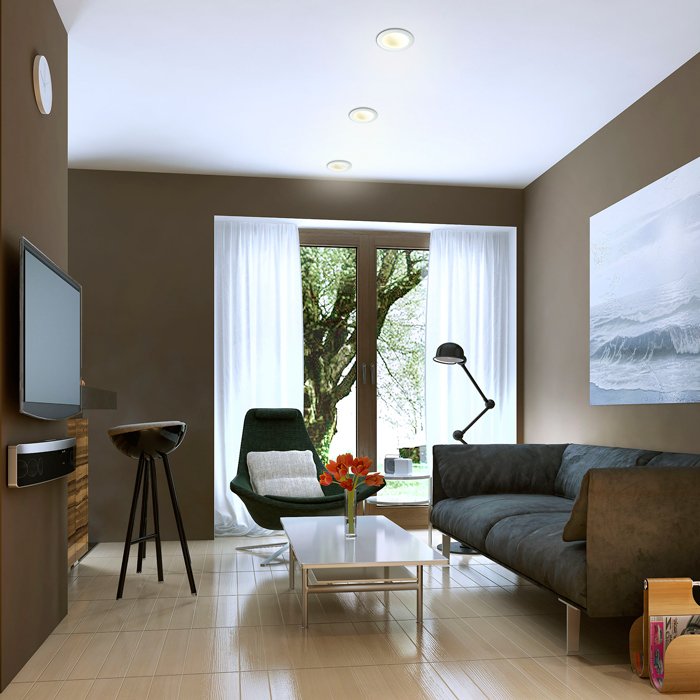 357352 Встраиваемый светильник Novotech Gesso 357352