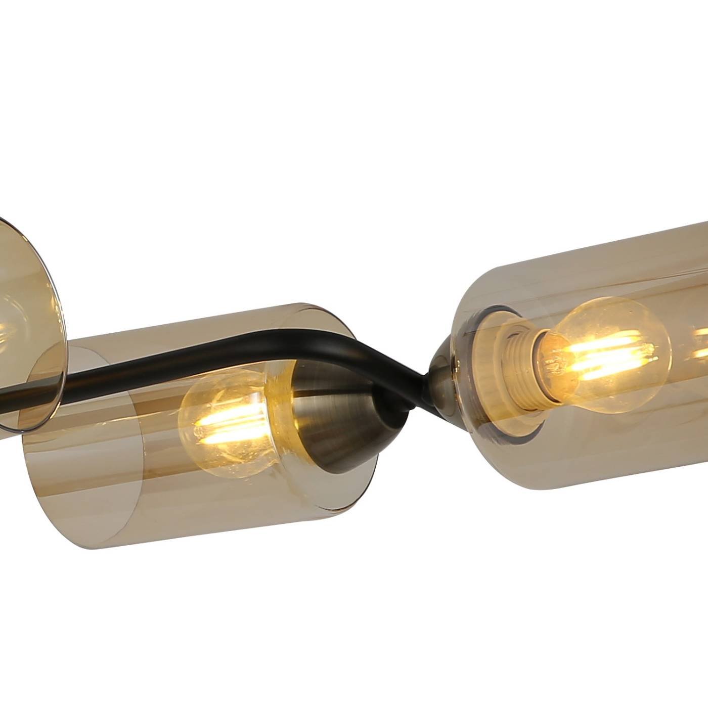 Потолочная люстра ILLUMICO IL8148-6COU-79 BK BR Bice