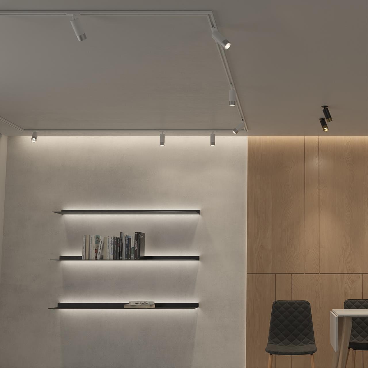 370862 Трековый светильник Novotech Slim 370862