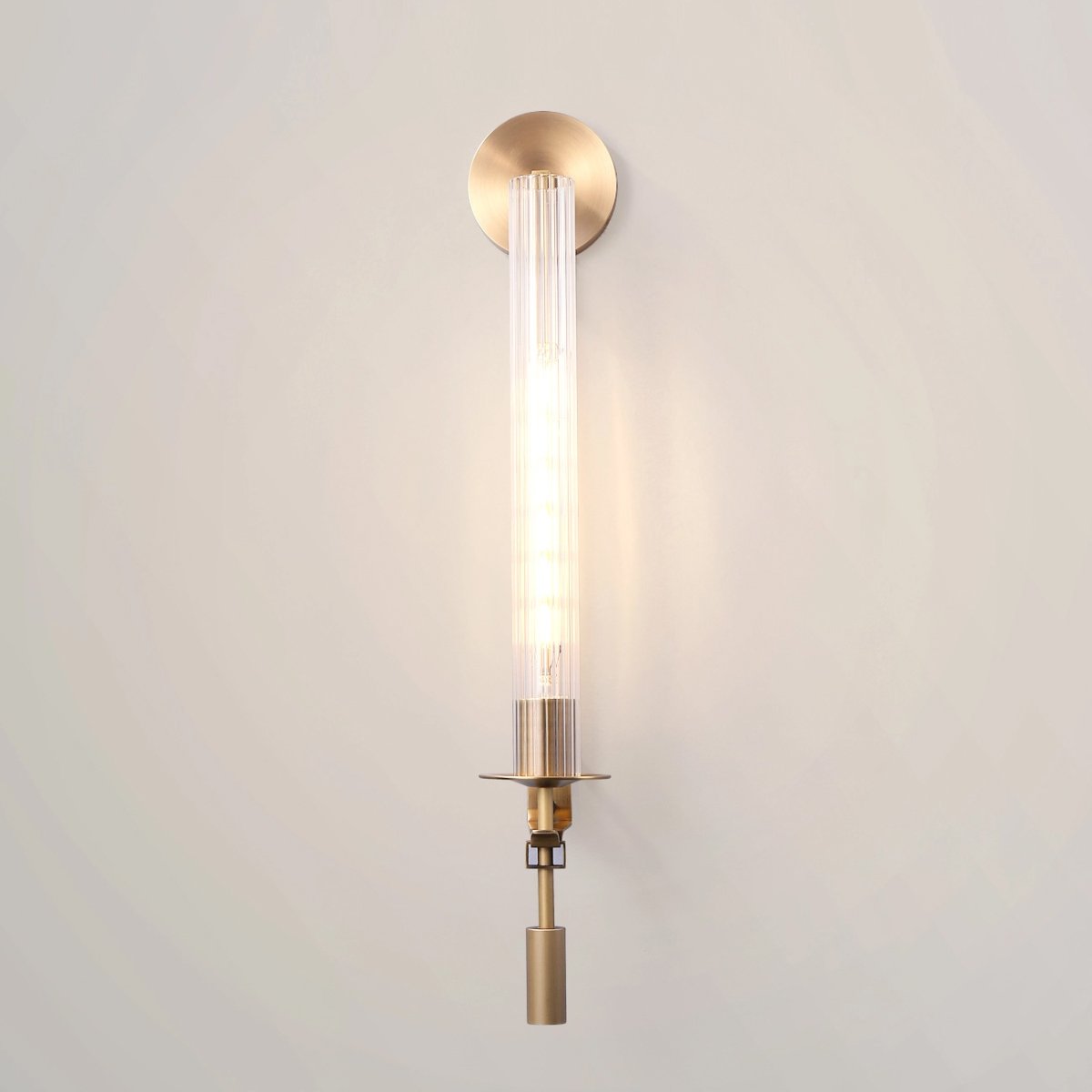 MT8615-1W antique brass Настенное бра Delight Collection Wall lamp MT8615-1W antique brass