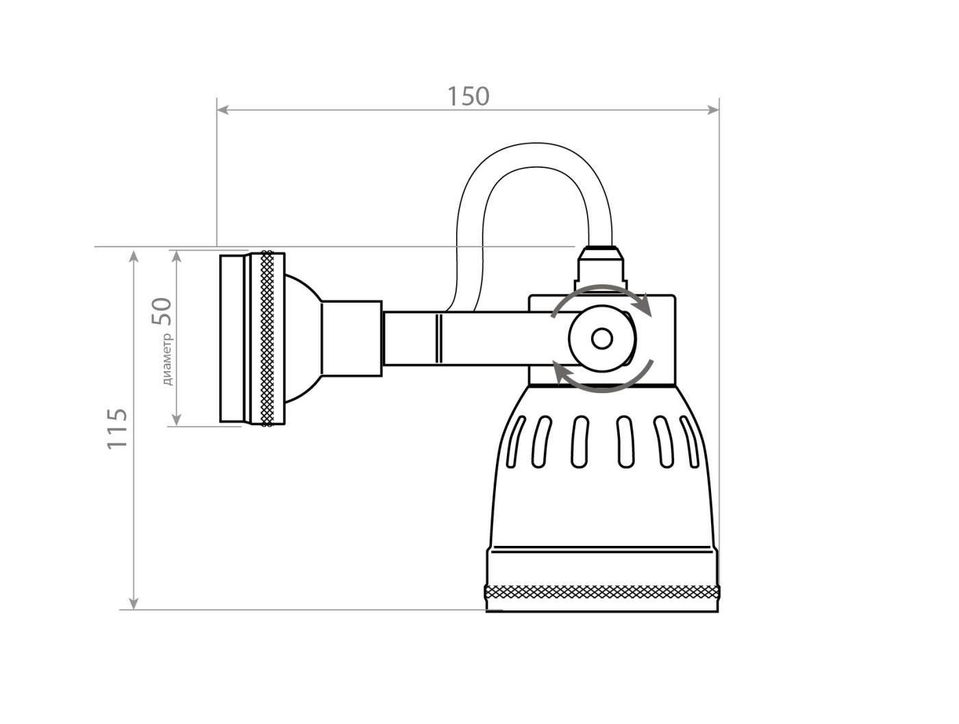 Настенный светильник Covali WL-30402
