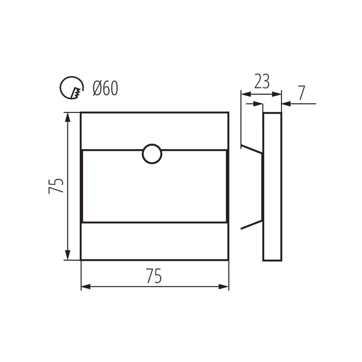 29861 Подсветка для ступеней Kanlux Terra 29861