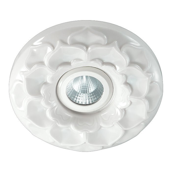 357349 Встраиваемый светильник с цветочками Ceramic Led 357349 Novotech