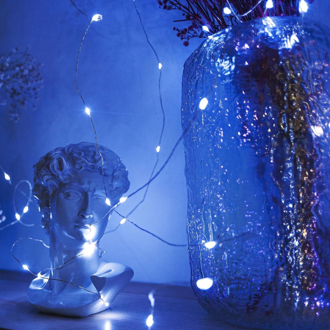 Гирлянда Uniel ULD-S10000-1000/DTA/RC WHITE IP44 DEW