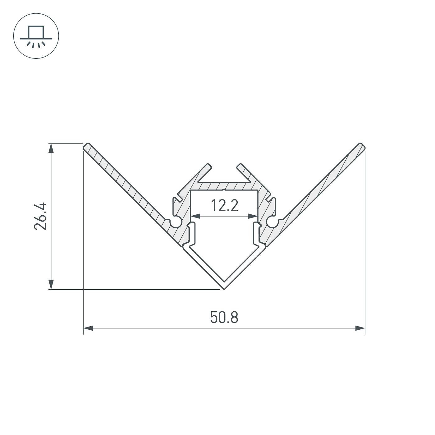 023897 Профиль Arlight Arh-Decore 023897
