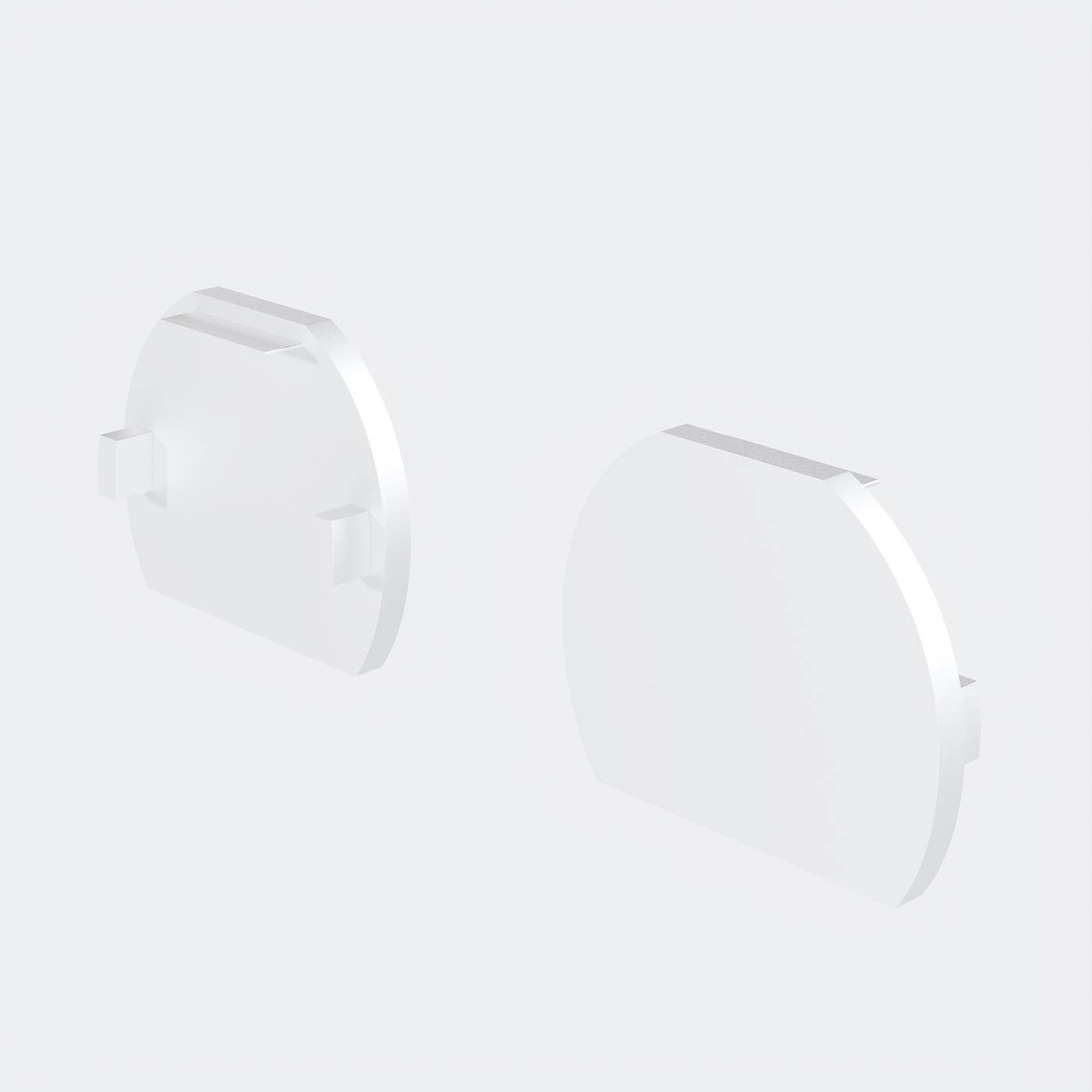 Заглушки для круглого низкопрофильного шинопровода Exility 2шт Maytoni Accessories for tracks Exility TRAM034EC-R-41W