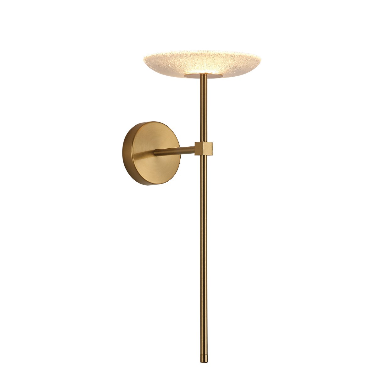 OB2415-1C gold/clear Настенное бра Delight Collection Wall lamp OB2415-1C gold/clear