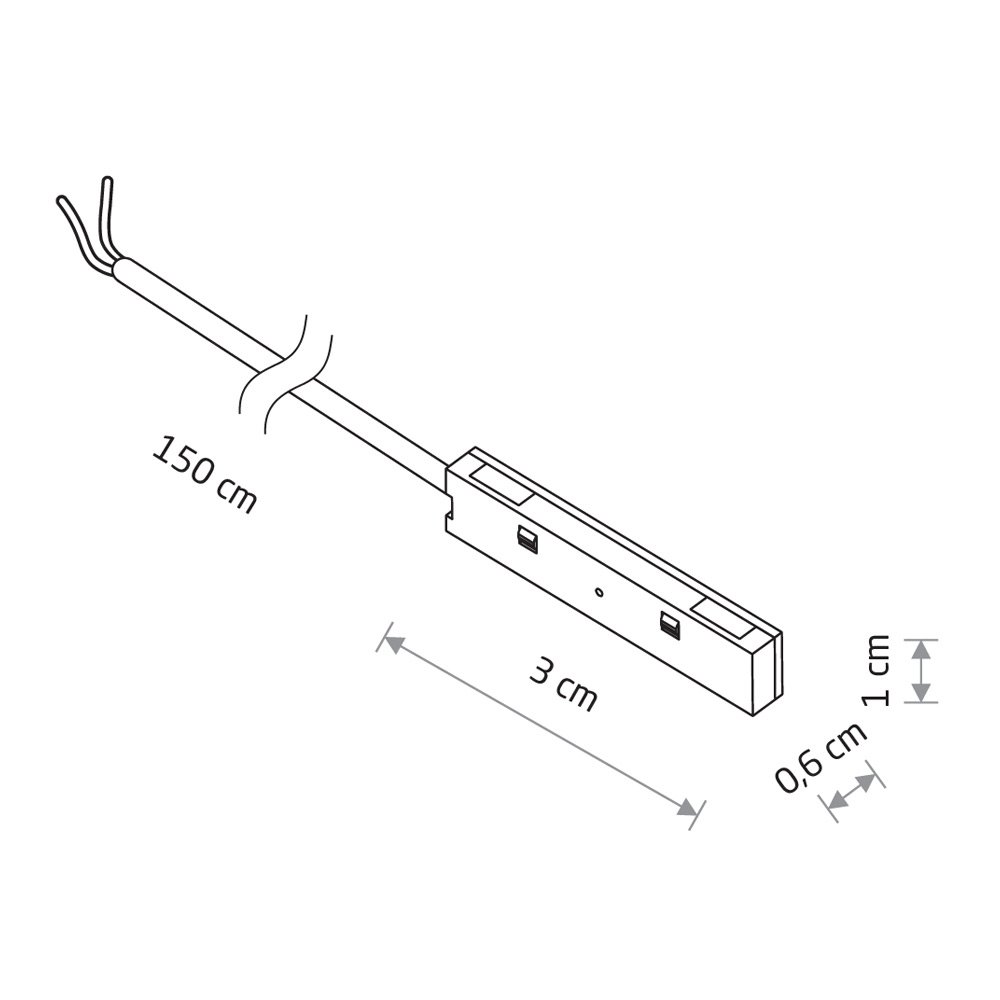 Ввод питания для магнитной трековой системы Nowodvorski Nano 11736