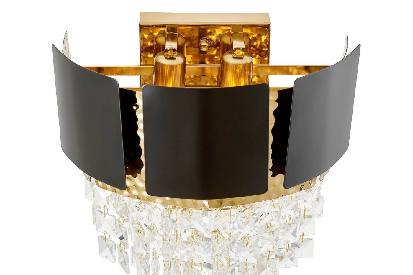 Настенное бра Lumina Deco Molina LDW 7045-2 BK+GD