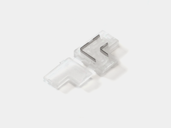 Пластиковый T-коннектор для светодиодной ленты 8мм SWG Standard Коннекторы CN-8MM-2P-T-SC-H