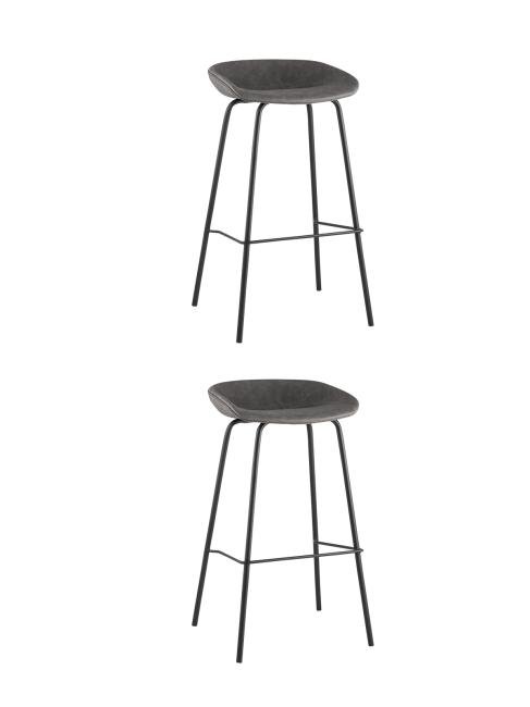 Комплект стульев Stool Group Beetle 8319TB GREY X2