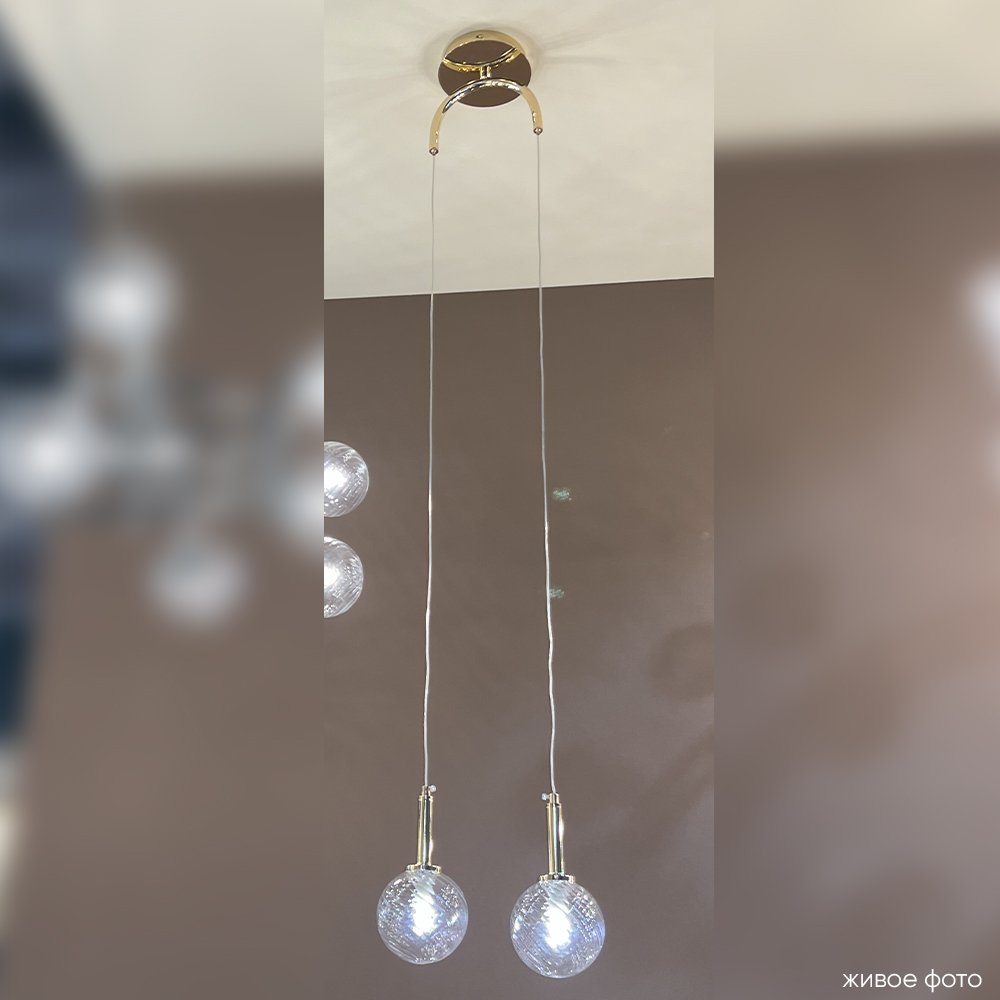 LUXURY SP2 GOLD Светильник подвесной Crystal Lux Luxury LUXURY SP2 GOLD