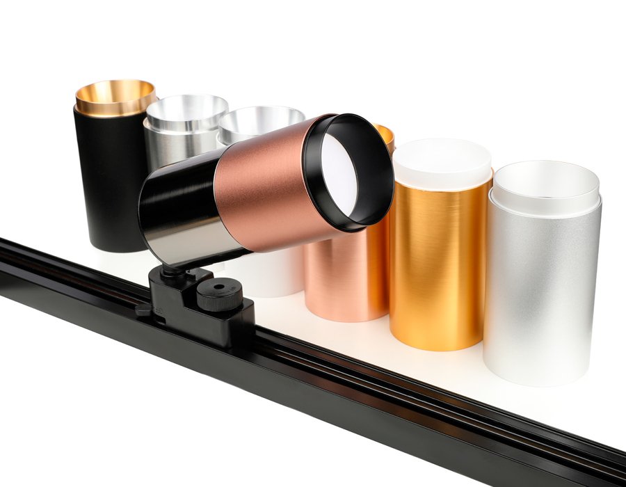 A2521 Крепеж трековый поворотный для корпуса светильника с диаметром отверстия D60mm Ambrella DIY Spot A2521