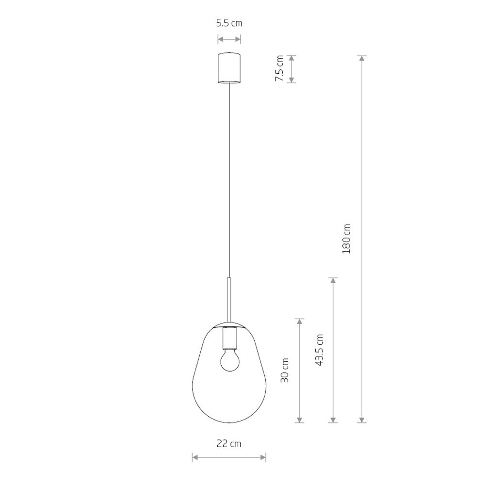 8673 Светильник подвесной Nowodvorski Pear S 8673