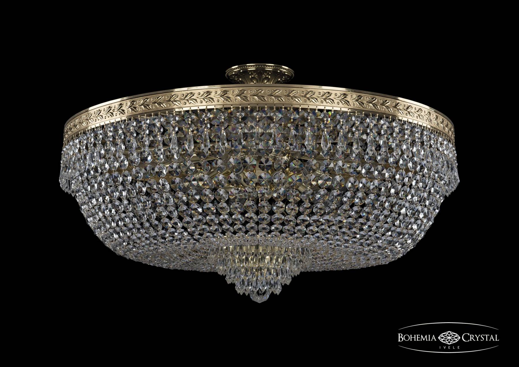 19271/80IV G Потолочная хрустальная люстра Bohemia 1927 19271/80IV G