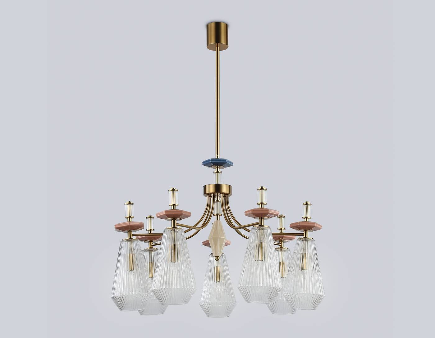LH53184 Люстра на штанге Ceramo Modern Ambrella LH53184