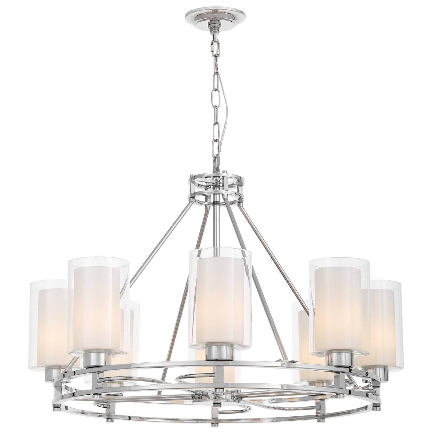 Подвесная люстра Lumina Deco Marietta LDP 8025-8 CHR+WT
