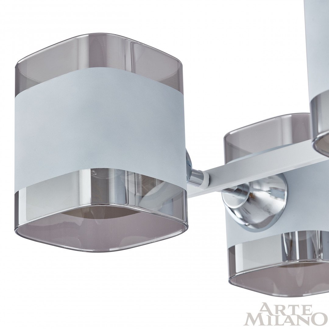 329809/4 WH+CR Потолочная люстра Arte Milano AMALFI 329809/4 WH+CR