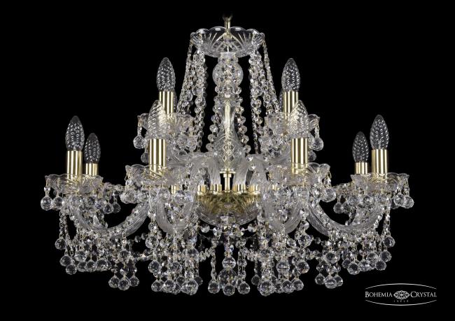 Подвесная хрустальная люстра 1409 Bohemia 1409/8+4/240 G
