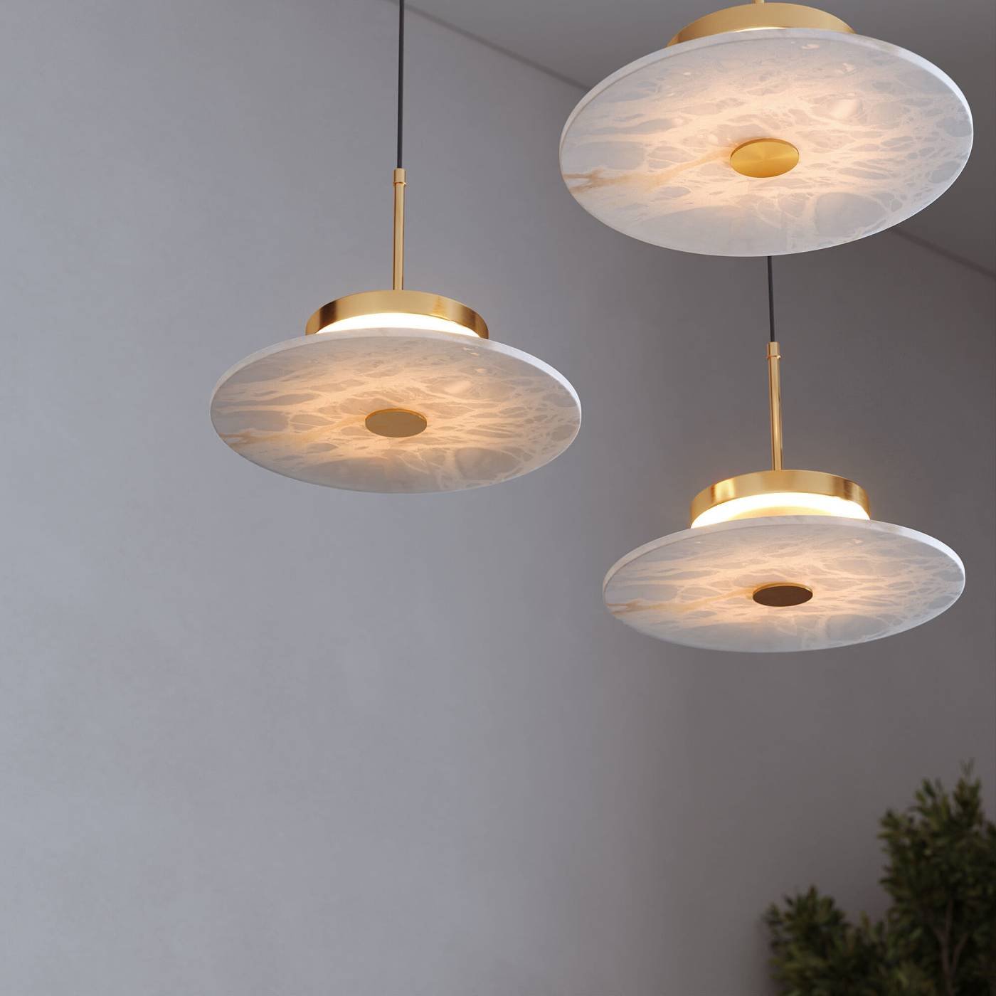 Светильник подвесной Eurosvet Thasos 40342 LED латунь