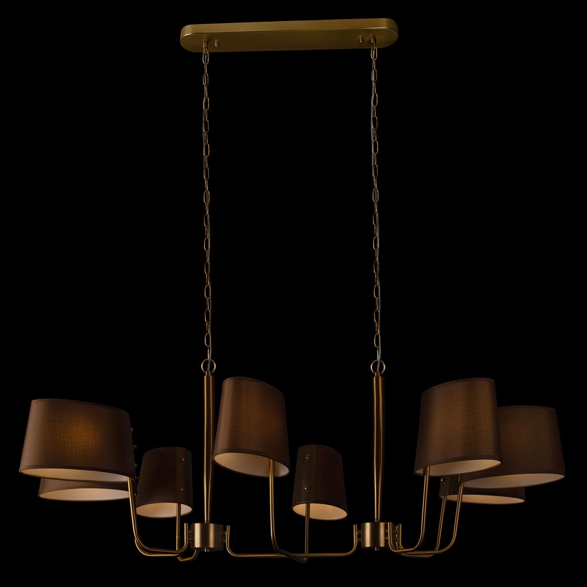 10527/8 Brass Подвесная люстра Hilton Loft It 10527/8 Brass