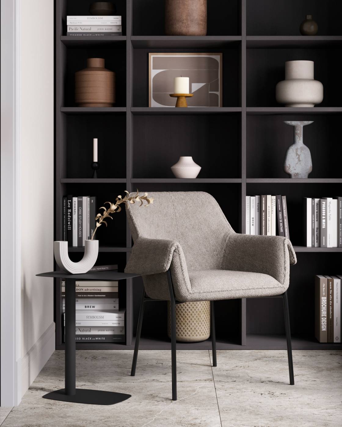 MT-190S DB-001 Журнальный стол Stool Group Eanna MT-190S DB-001