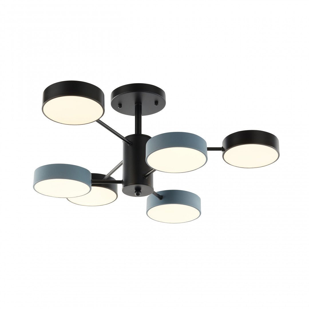 Потолочная люстра Arte Milano Ferrara 250906/6B Bk/Gr