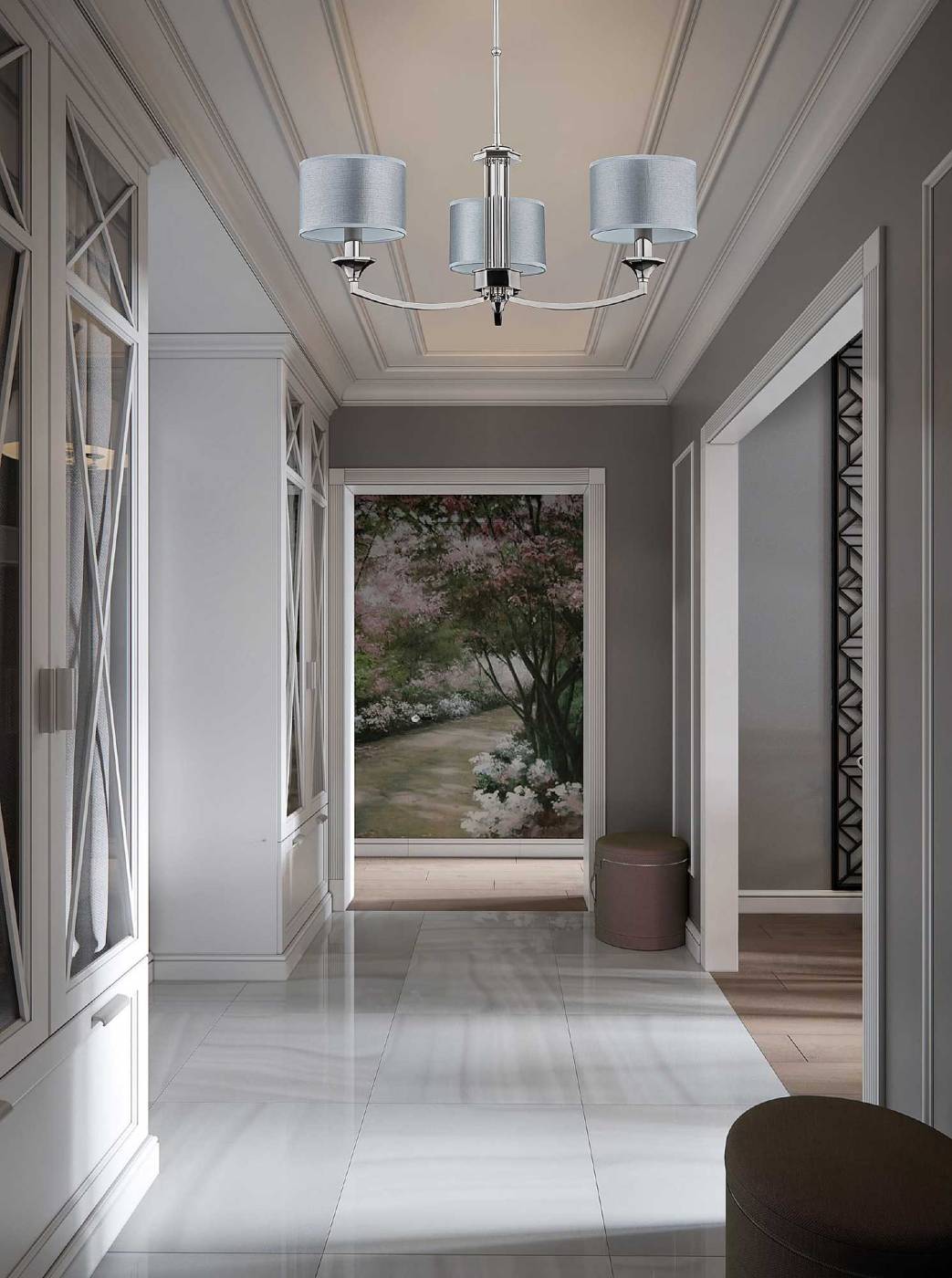 Потолочная люстра Kutek Decor (абажур) DEC-ZW-3(BN/A)