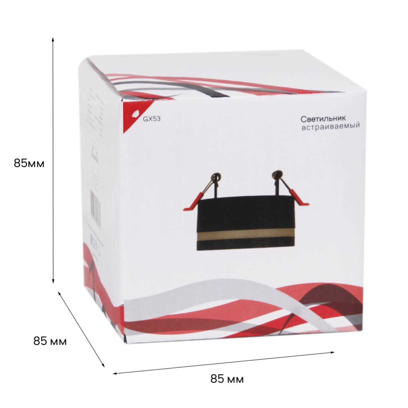 Накладной светильник Reluce 53023-9.0-001CT GX53 BK