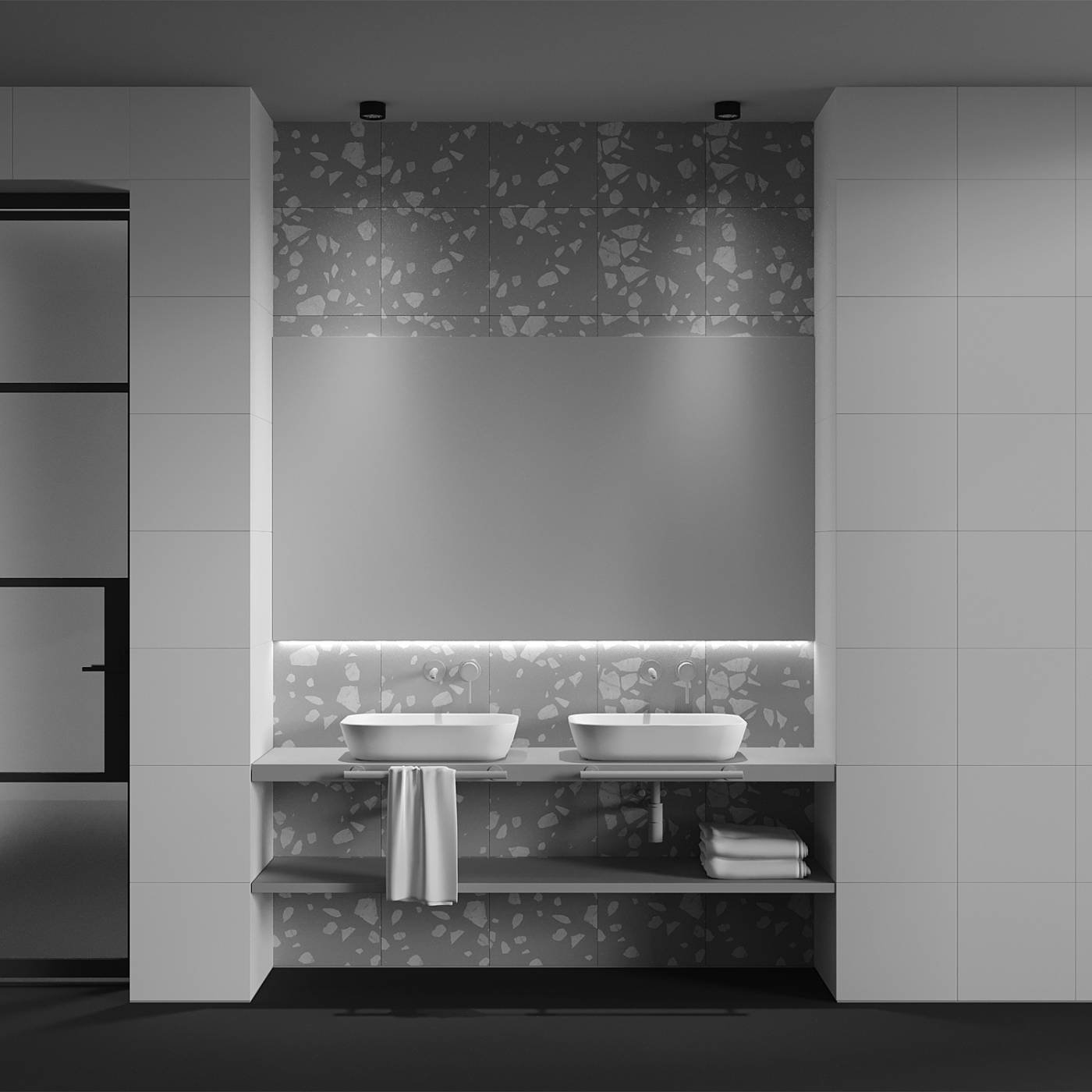 C122CL-L7-3K-B Накладной светильник Maytoni Glare C122CL-L7-3K-B