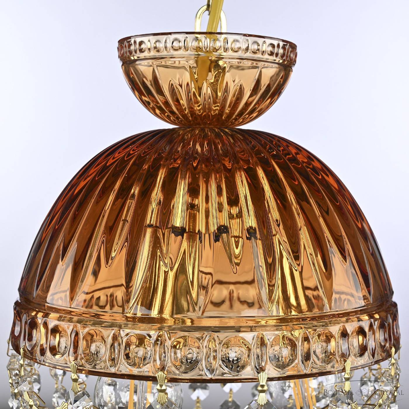5478/22 G Amber/M-1G Leafs Светильник подвесной Bohemia 5478 5478/22 G Amber/M-1G Leafs