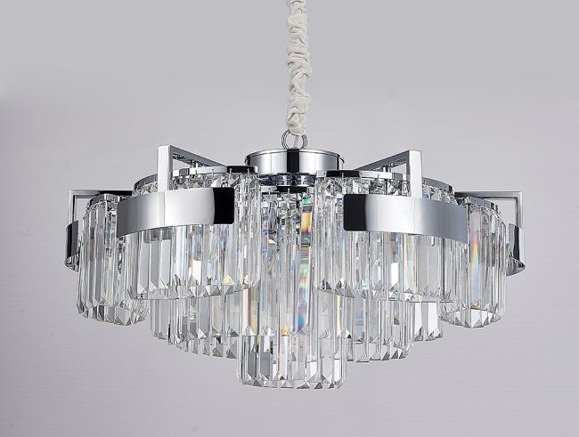 Подвесная хрустальная люстра 4350 Newport 4356+3/C chrome