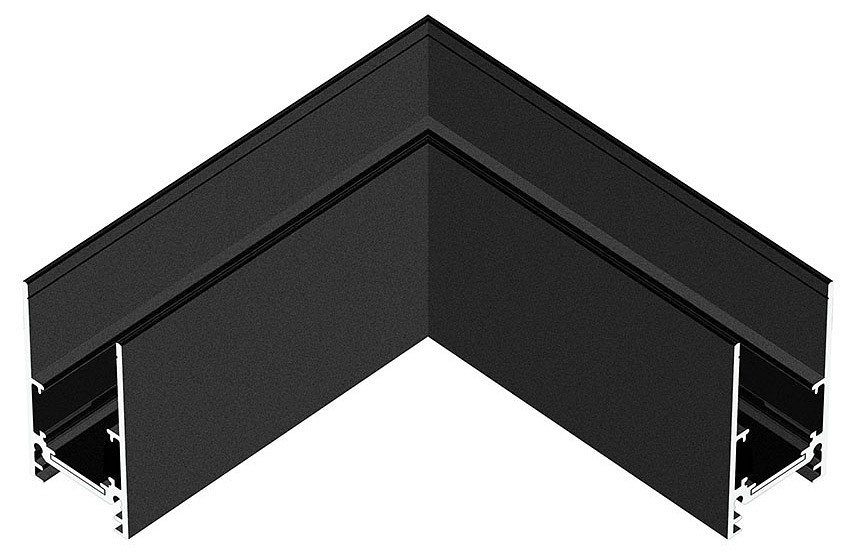 Коннектор угловой для накладного шинопровода Hesby Lighting ElDeko HSBL_0053