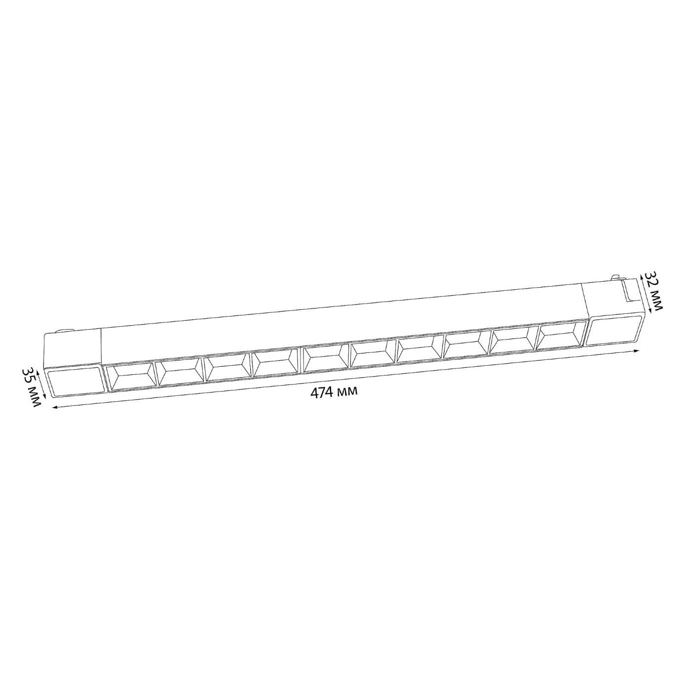 Трековый светильник Volpe Ulb-q282 ULB-Q282 30W/4000K WHITE